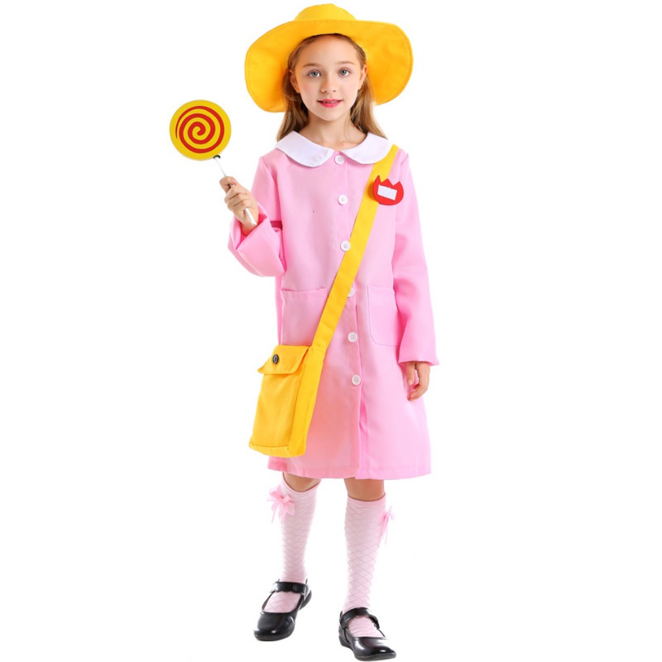 Baby Nursery Nurse - Kızlar Cadılar Bayramı Hemşire Pembe Kostümleri