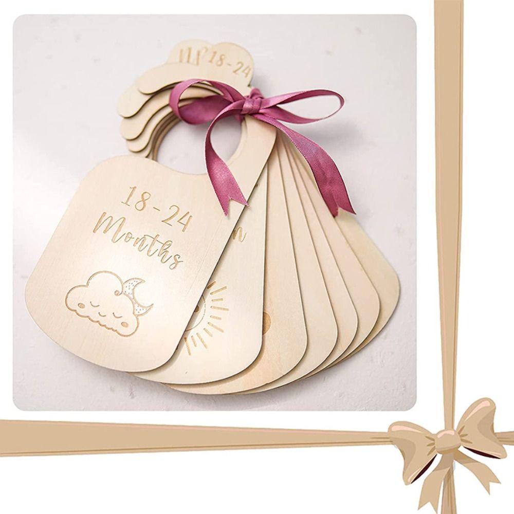 Baby Nursery Wardrobe - 7/8 adet ahşap bebek dolap bölücü