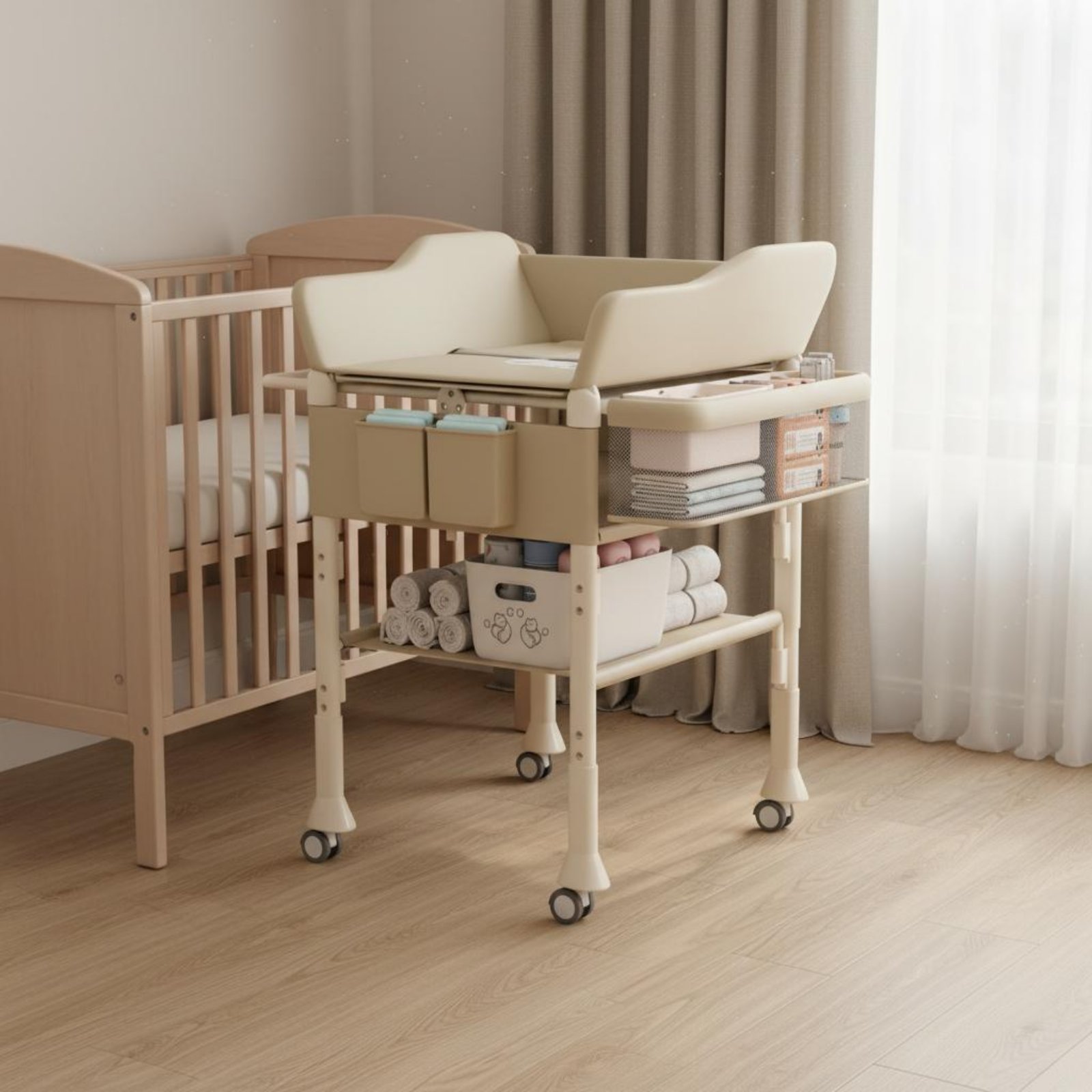 Baby Nursery Table - Bebek Banyo Alt Değiştirme Masası 2'si