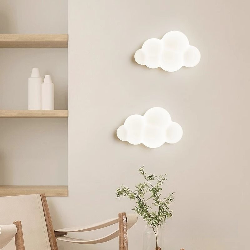 Baby Nursery Wall Lights - Beyaz Bulut Duvar Işıkları çocuk Odası