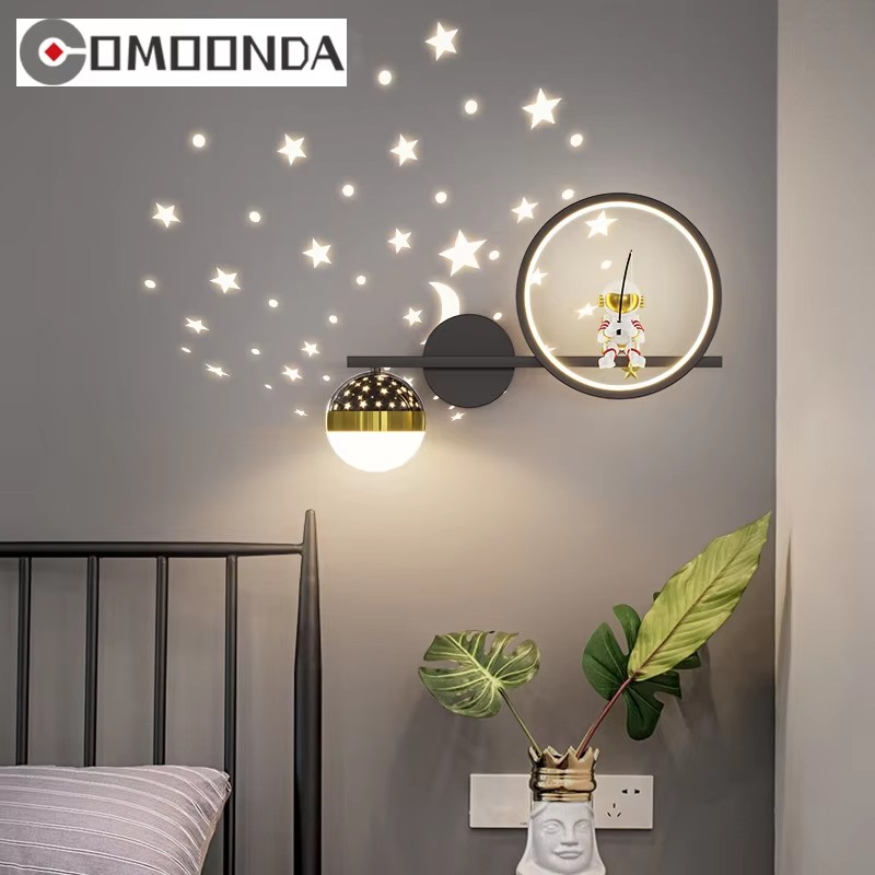 Baby Nursery Wall Lights - Ev Dekor Yıldız Projektör Duvar Lambası