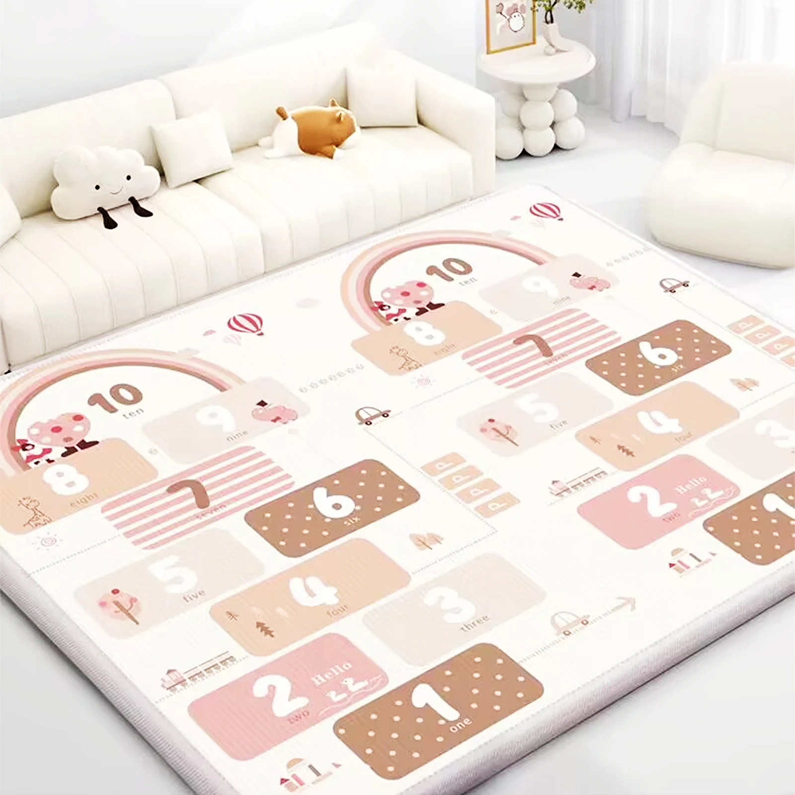 Baby Nursery Games - Kalınlaştırılmış 1/0.5cm Çocuk Desenli Bebek Oyun