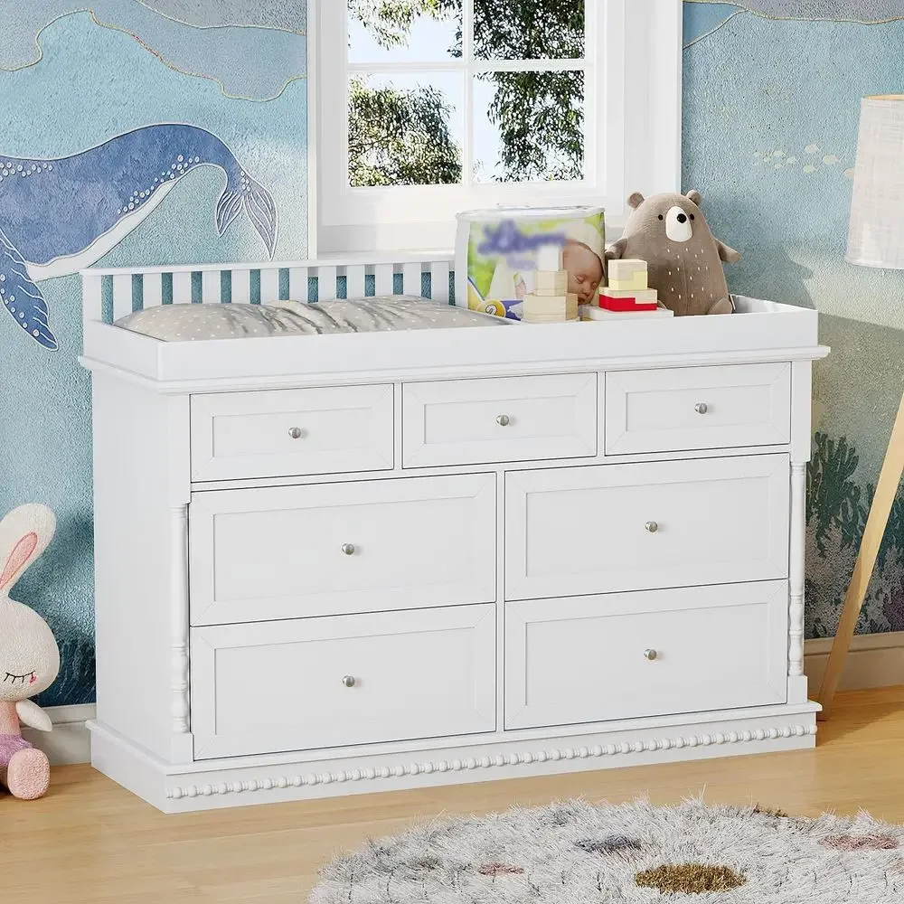 Baby Nursery Table - 56,5 inç Çıkarılabilir Alt Değiştirme Masası