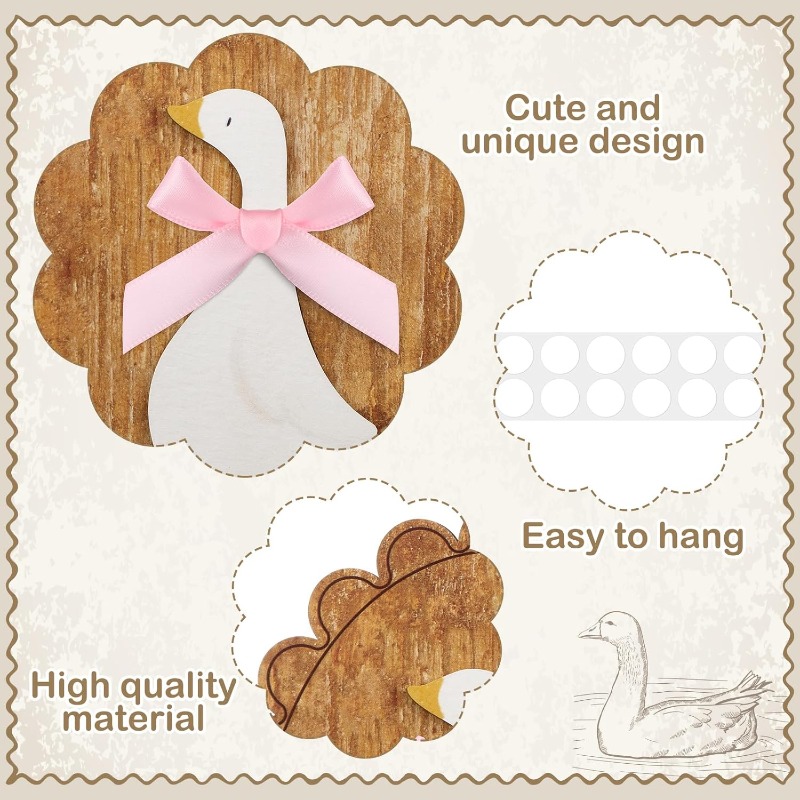 İlginç Vintage Ahşap Kaz Duvar - Baby Nursery Vintage Decor incelemesi ve fiyatı