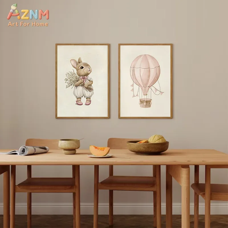 AZNM Boho Tavşan Sıcak Hava Ba - Baby Nursery Vintage Decor incelemesi ve fiyatı