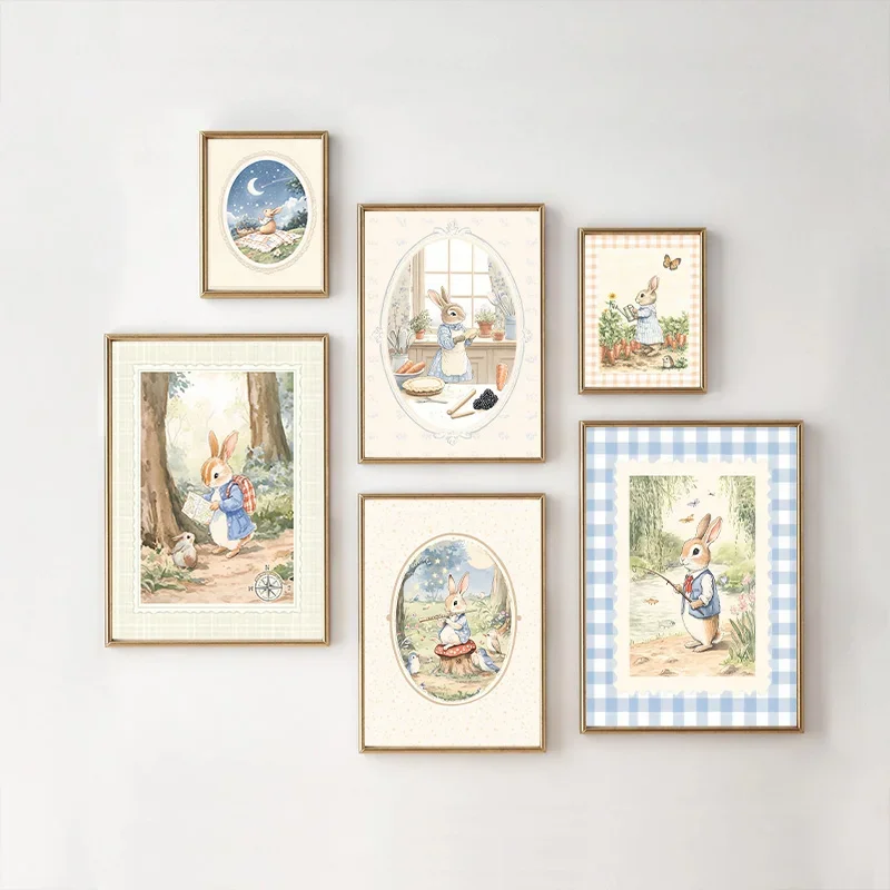 2026 Vintage Boho Mavi Ekose T - Baby Nursery Vintage Decor incelemesi ve fiyatı