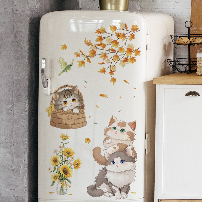 Sevimli Kedi Vinil Çocuk duvar - Baby Nursery Ideas Girl incelemesi ve fiyatı