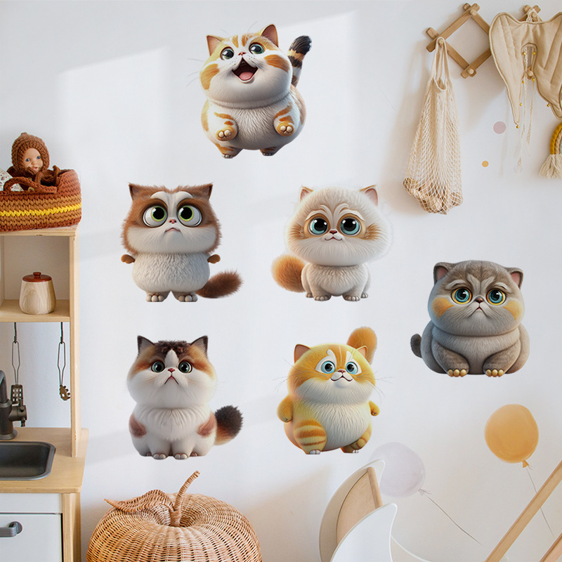 Sevimli Kedi Vinil Çocuk duvar - Baby Nursery Ideas Girl incelemesi ve fiyatı