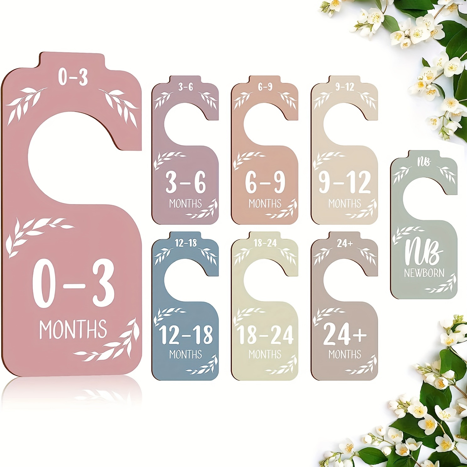 8 adet Ahşap Bebek Dolap Bölüc - Baby Nursery Wardrobe incelemesi ve fiyatı