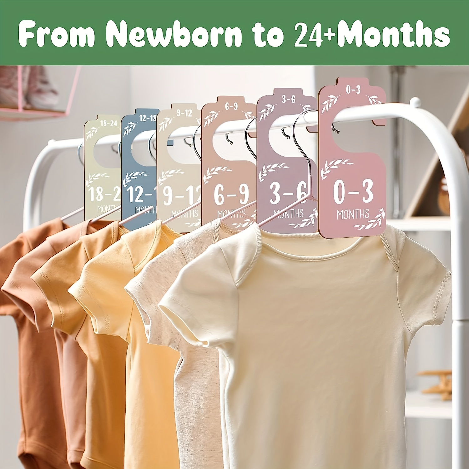 8 adet Ahşap Bebek Dolap Bölüc - Baby Nursery Wardrobe incelemesi ve fiyatı