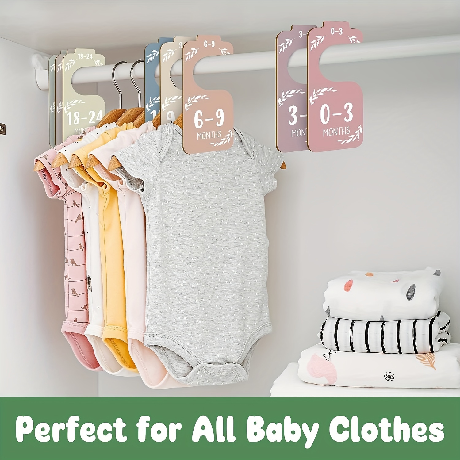 8 adet Ahşap Bebek Dolap Bölüc - Baby Nursery Wardrobe incelemesi ve fiyatı