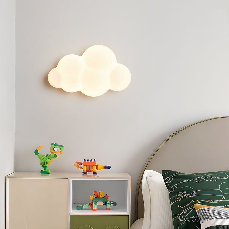 Beyaz bulut duvar lambaları ço - Baby Nursery Wall Lights incelemesi ve fiyatı