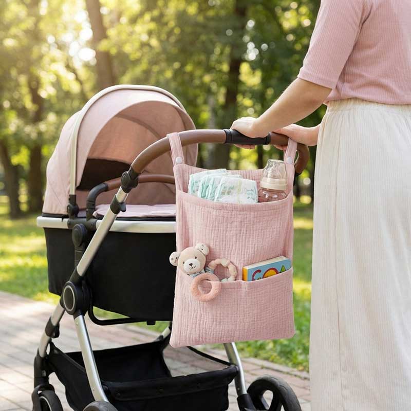 Saf Pamuk Bebek Arabası Asılı  - Baby Bag Nursery incelemesi ve fiyatı
