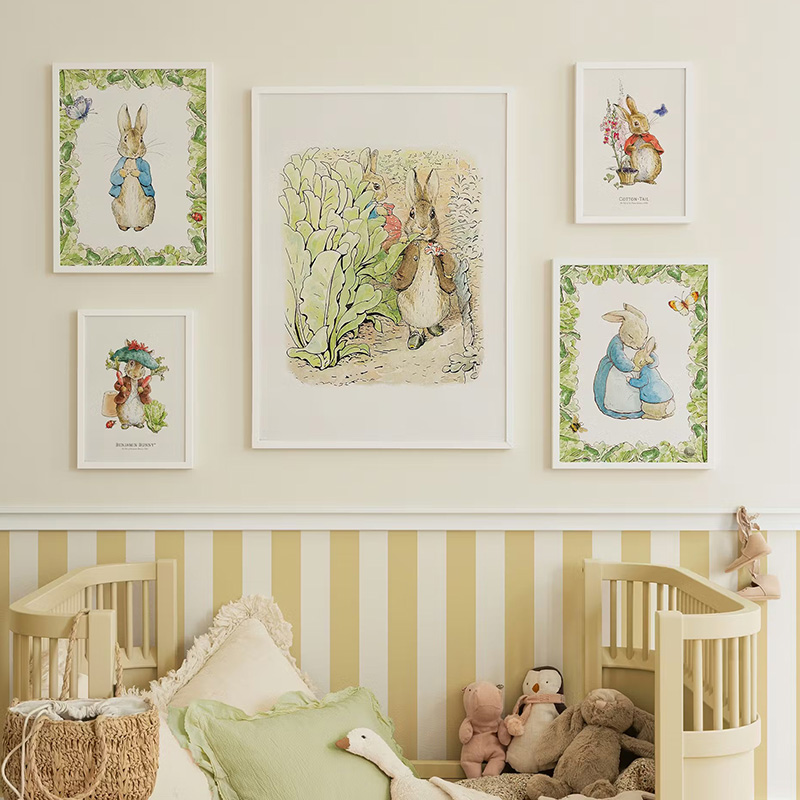1 adet çerçevesiz dekoratif sa - Baby Nursery Vintage Decor incelemesi ve fiyatı